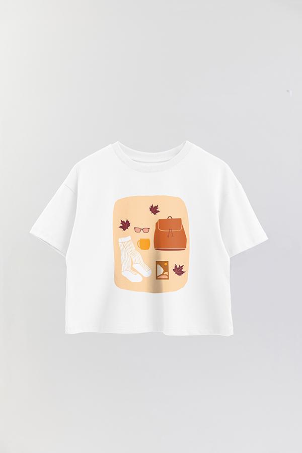 REMERA CROP ESTAMPADA ART 63