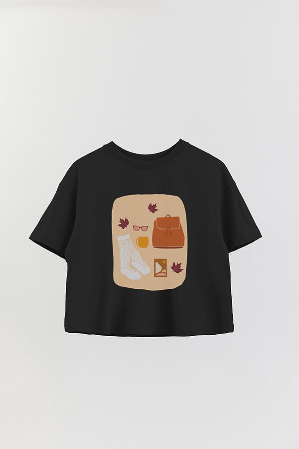REMERA CROP ESTAMPADA ART 63