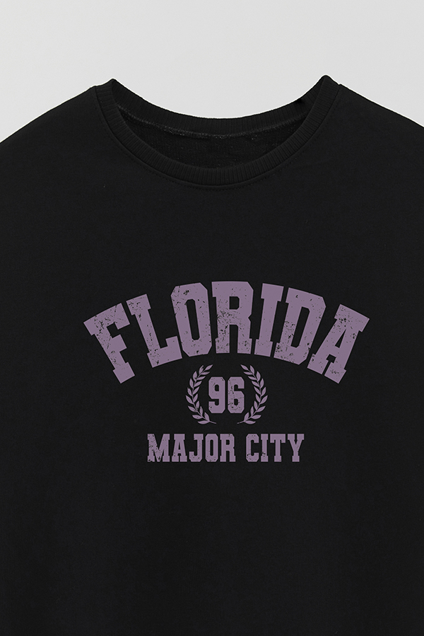 BUZO CREWNECK RUSTICO VARSITY GIRL MAJOR CITY