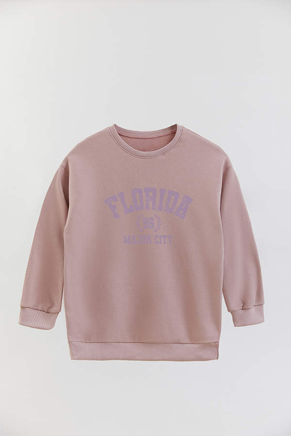 BUZO CREWNECK RUSTICO VARSITY GIRL MAJOR CITY