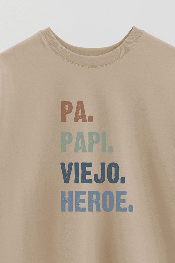 REMERA OVER ESTAMPADA DDP PAPI