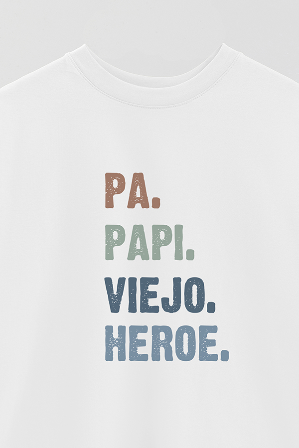REMERA OVER ESTAMPADA DDP PAPI