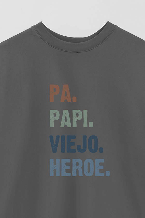 REMERA OVER ESTAMPADA DDP PAPI
