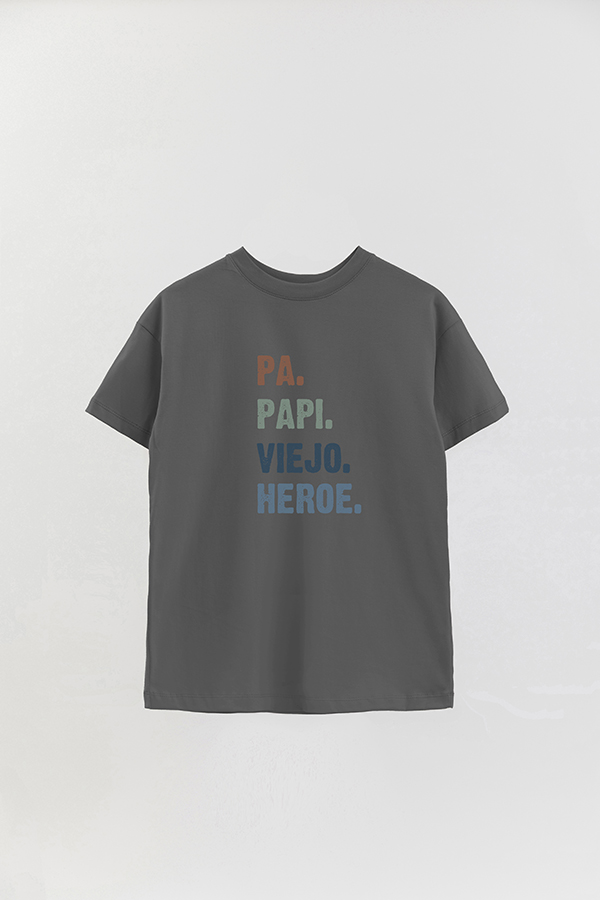 REMERA OVER ESTAMPADA DDP PAPI