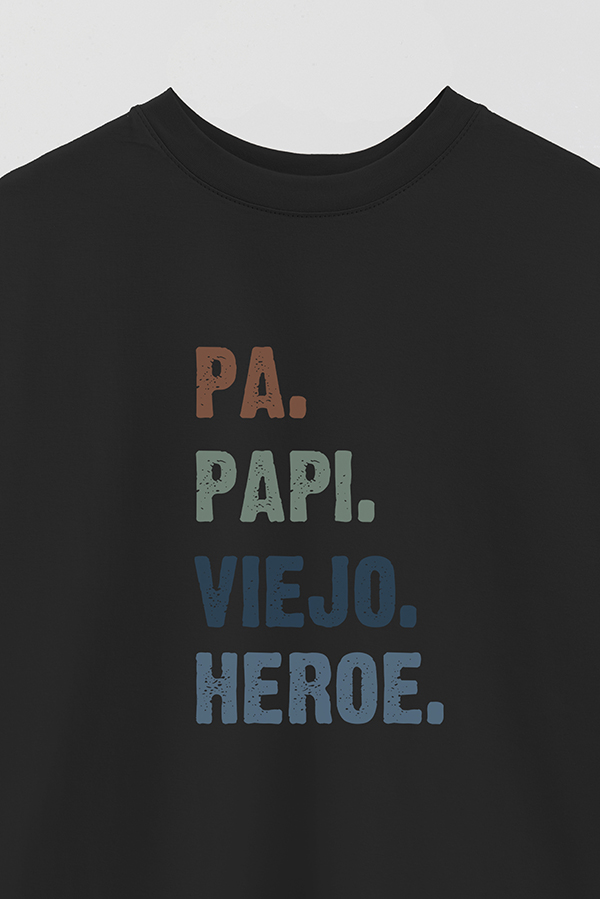 REMERA OVER ESTAMPADA DDP PAPI