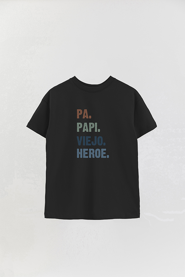 REMERA OVER ESTAMPADA DDP PAPI