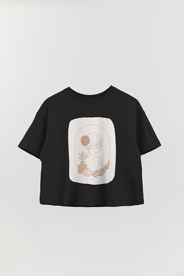 REMERA CROP ESTAMPADA ART 17