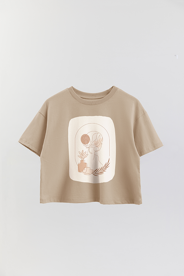 REMERA CROP ESTAMPADA ART 17