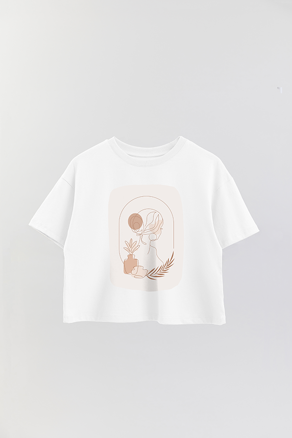 REMERA CROP ESTAMPADA ART 17
