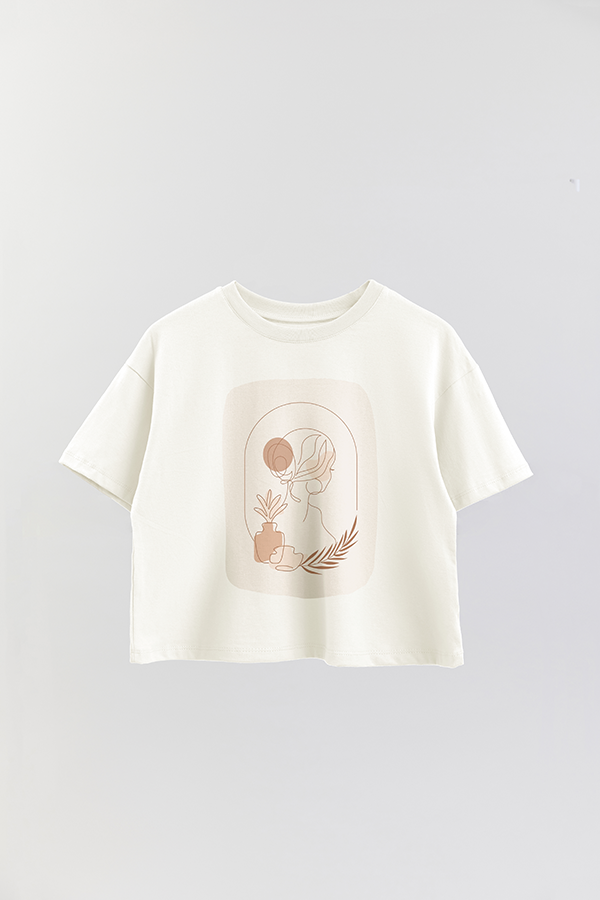 REMERA CROP ESTAMPADA ART 17