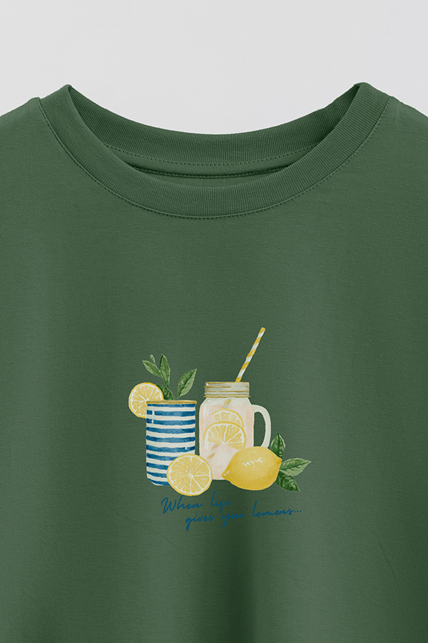 REMERA CROP ESTAMPADA COASTAL WHEN LIFE GIVES
