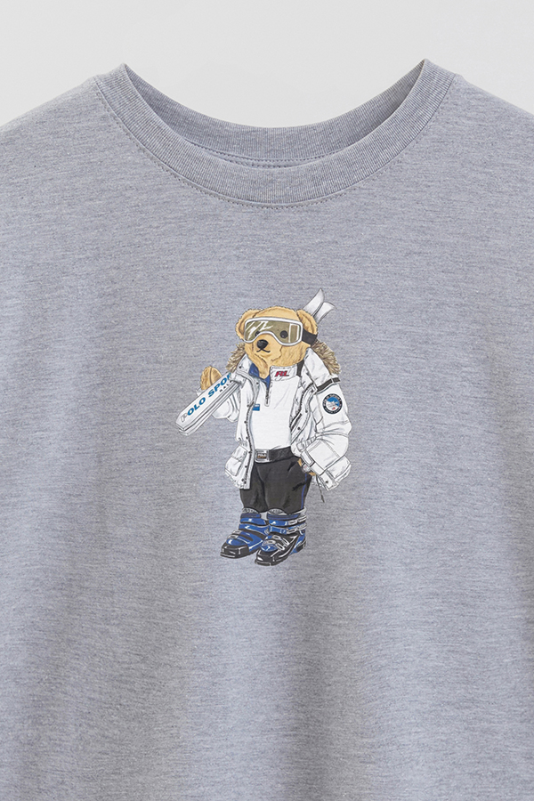 REMERA OVER ESTAMPADA UNISEX BEAR SKI BEAR