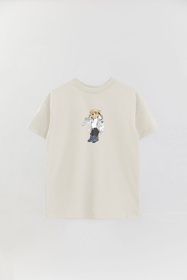 REMERA OVER ESTAMPADA UNISEX BEAR SKI BEAR