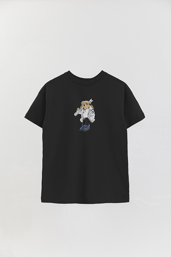 REMERA OVER ESTAMPADA UNISEX BEAR SKI BEAR
