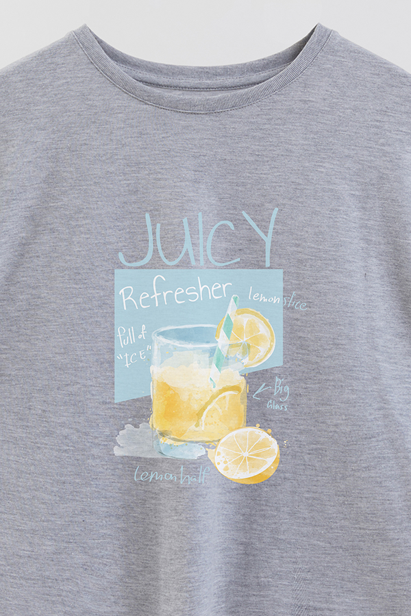 REMERA GIRL OVER JUICY