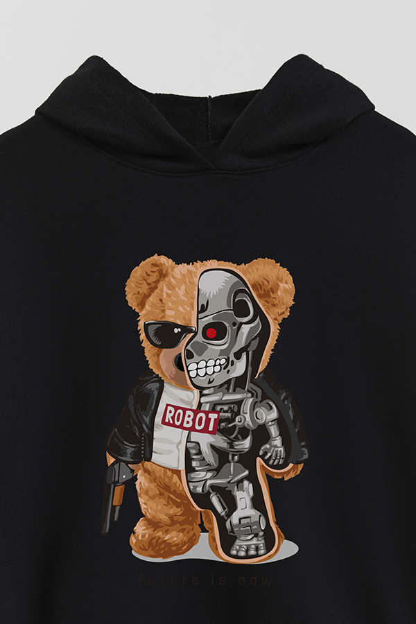 HOODIE RUSTICO BOY TEDDY ROBOT