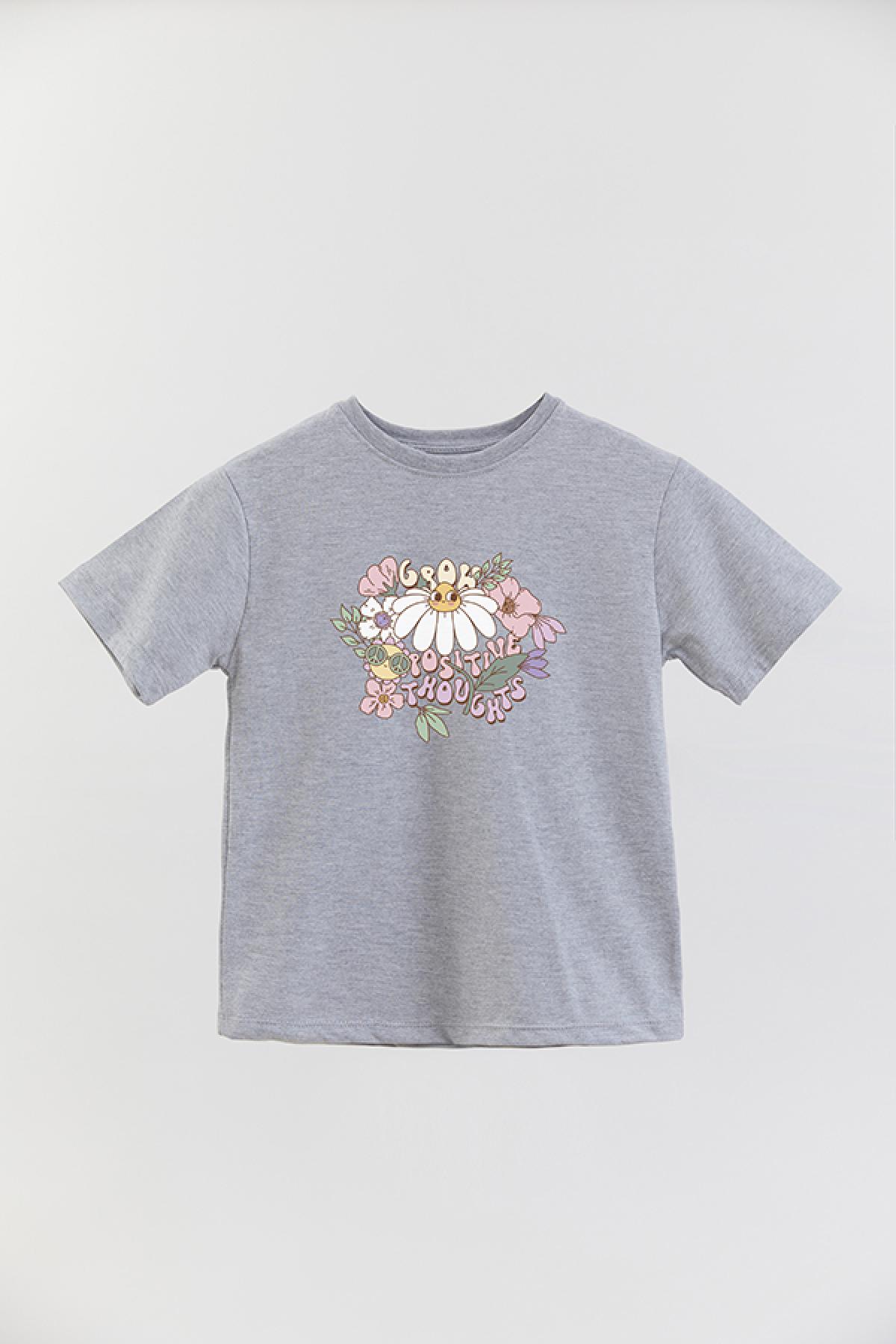 REMERA BASIC GIRL RT POSSITIVE THOUGHTS