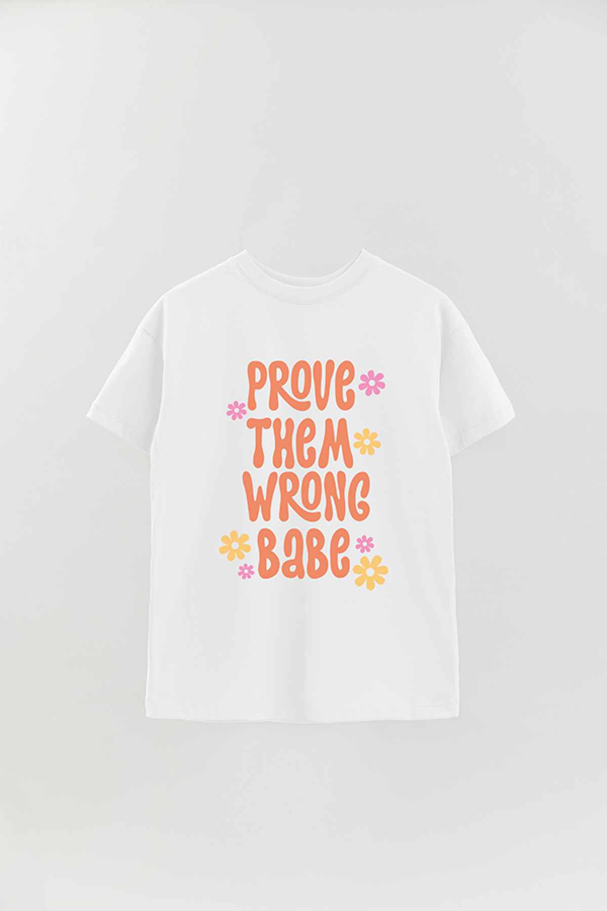 REMERA OVER ESTAMPADA LV4B PROVE THEM WRONG