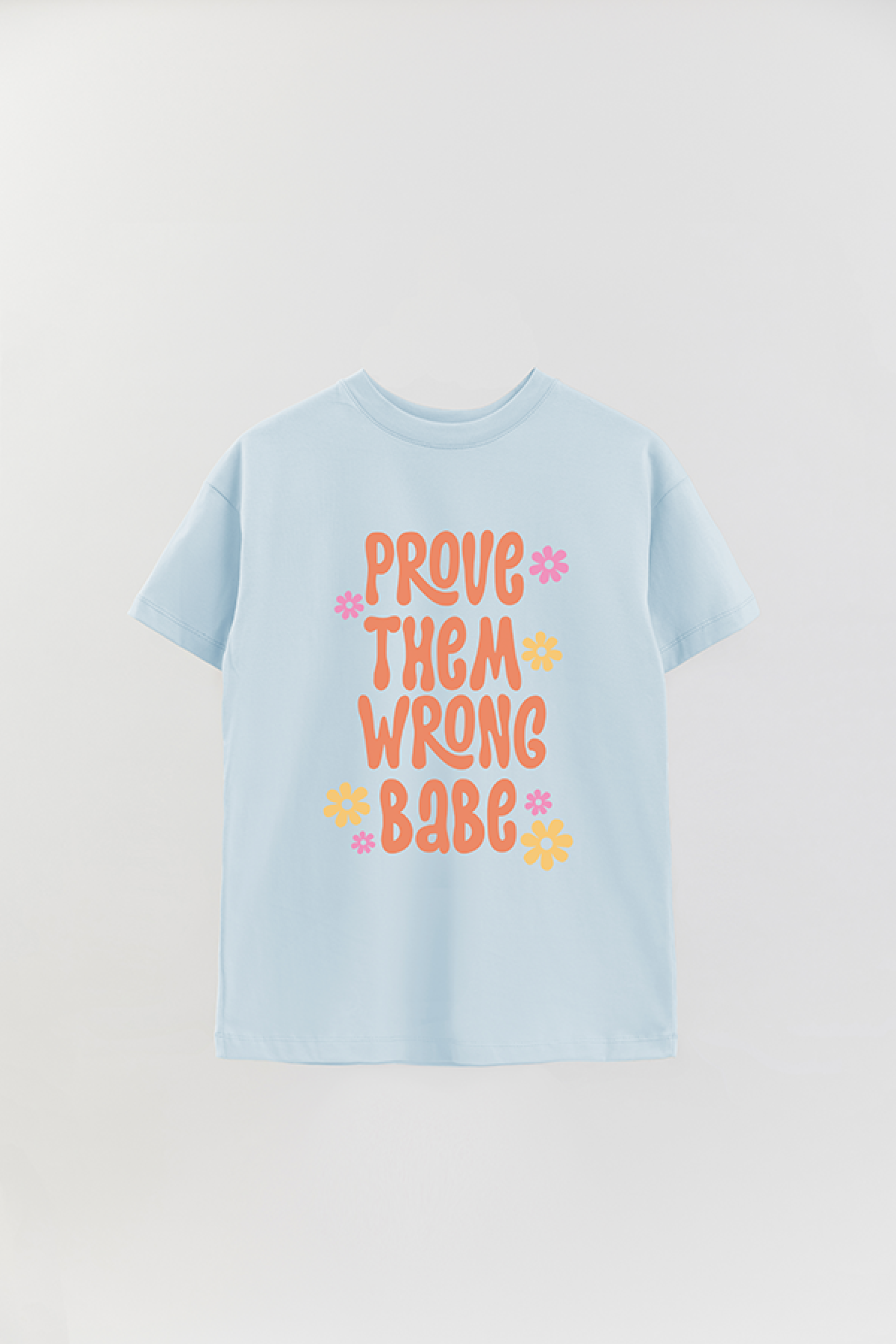 REMERA OVER ESTAMPADA LV4B PROVE THEM WRONG