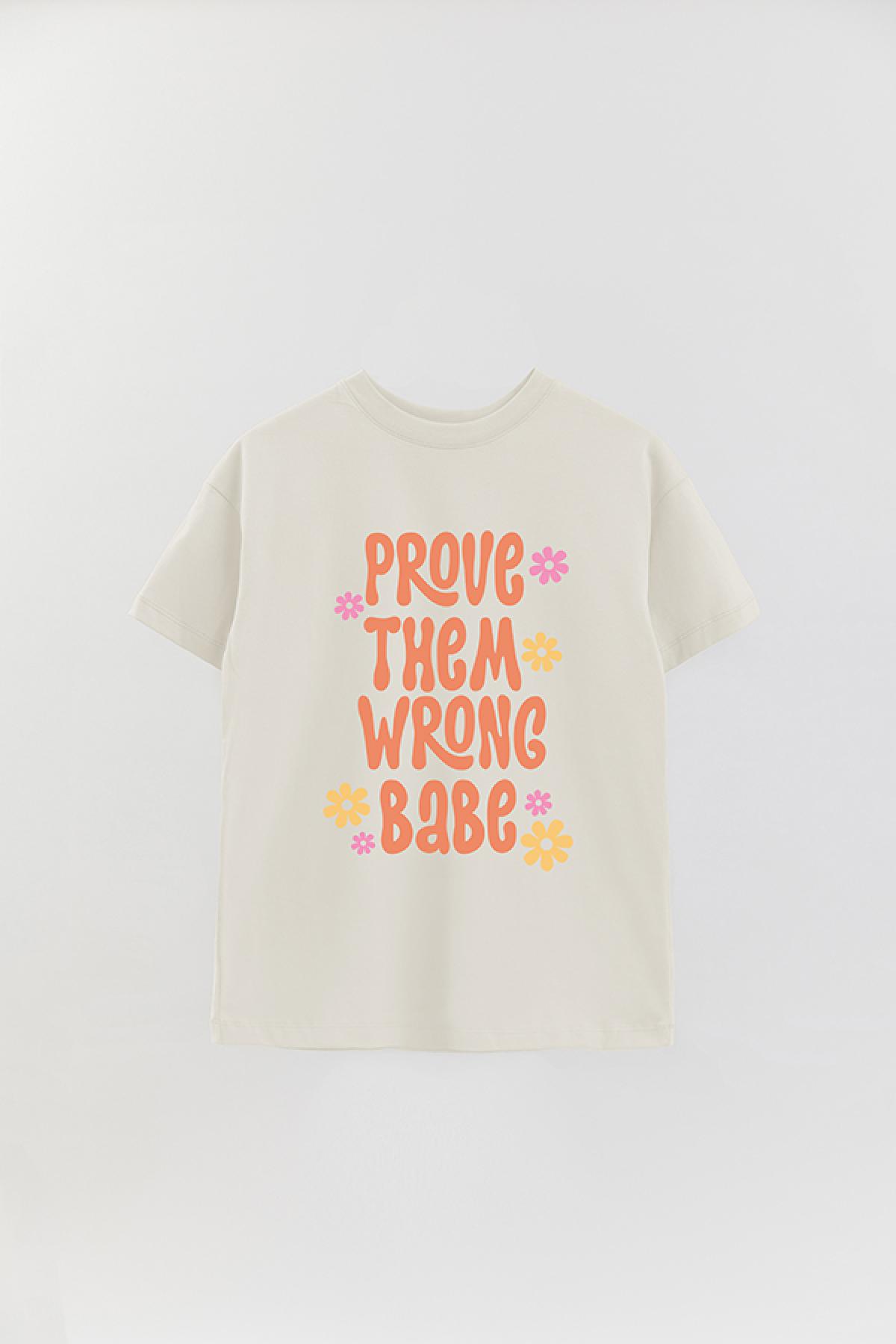REMERA OVER ESTAMPADA LV4B PROVE THEM WRONG
