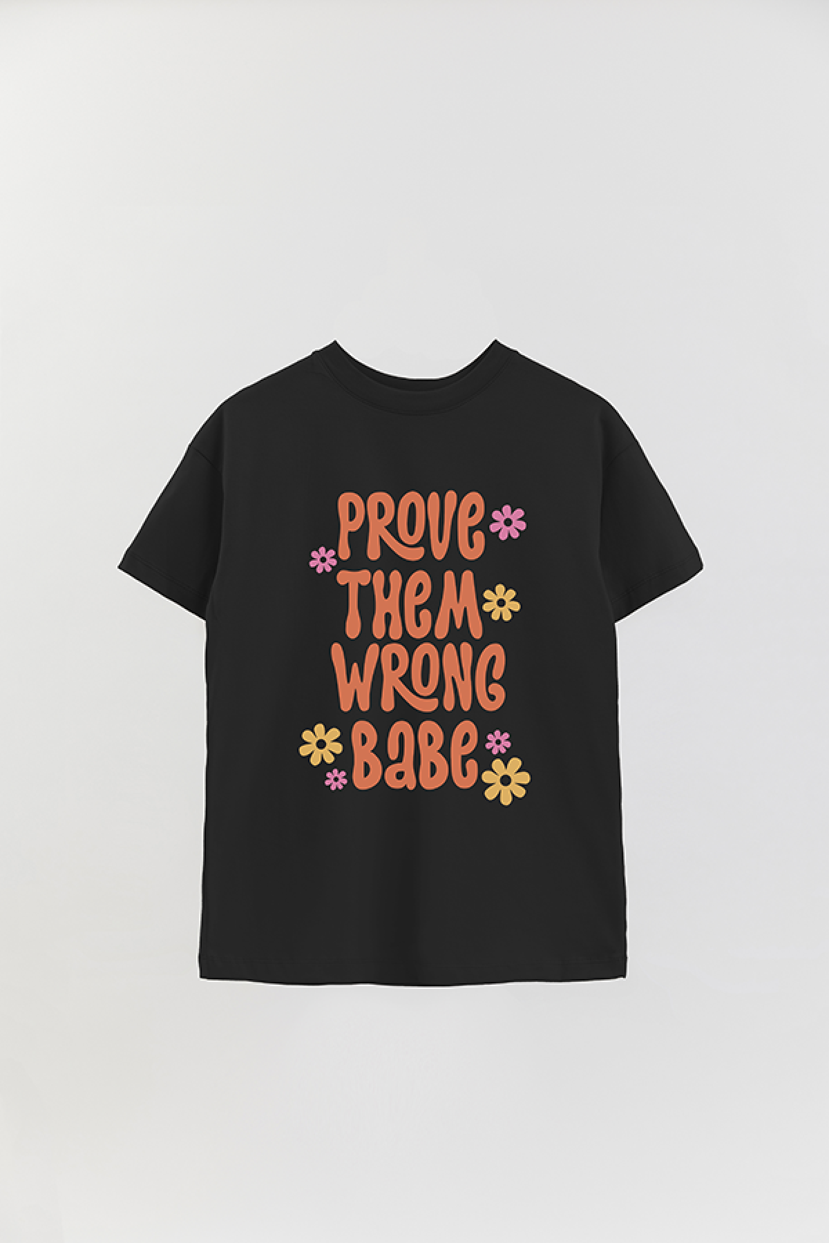 REMERA OVER ESTAMPADA LV4B PROVE THEM WRONG