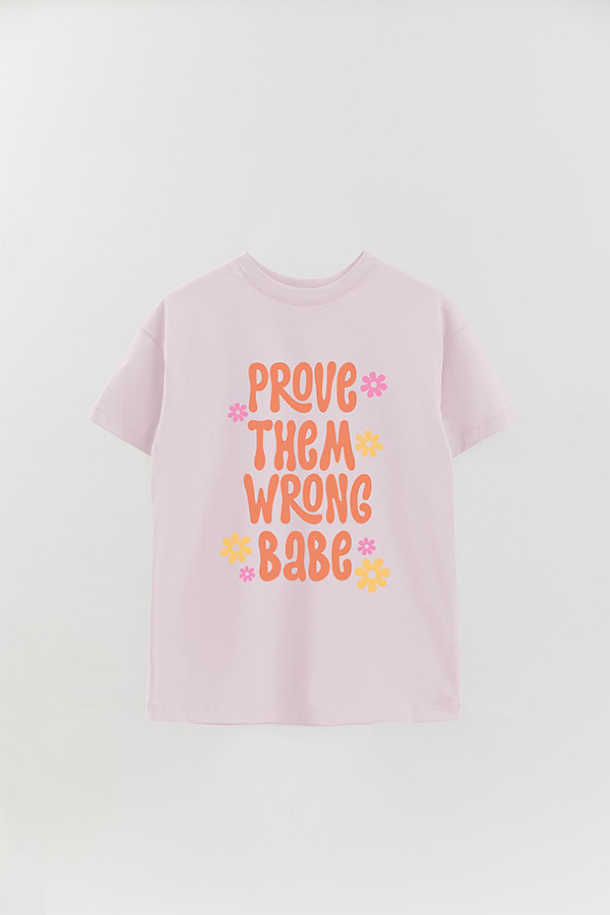 REMERA OVER ESTAMPADA LV4B PROVE THEM WRONG