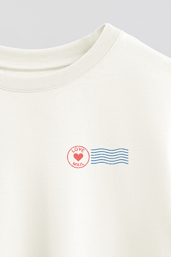 REMERA CROP ESTAMPADA VALENTINE STAMP 3