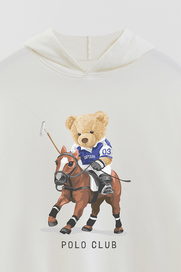 HOODIE RUSTICO BOY TEDDY POLO CLUB