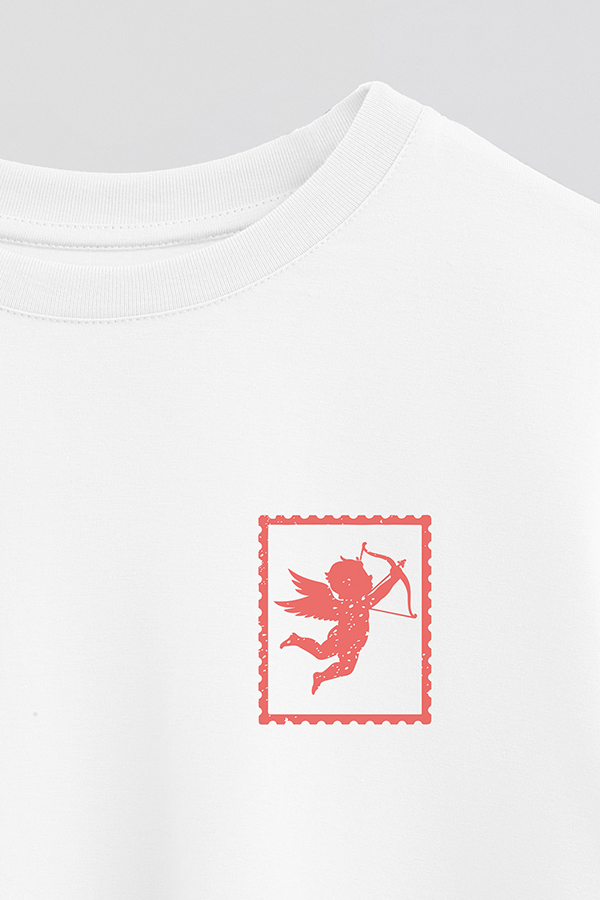 REMERA CROP ESTAMPADA VALENTINE STAMP 2