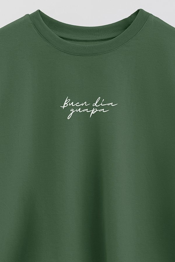 REMERA CROP ESTAMPADA VALENTINE GUAPA 2