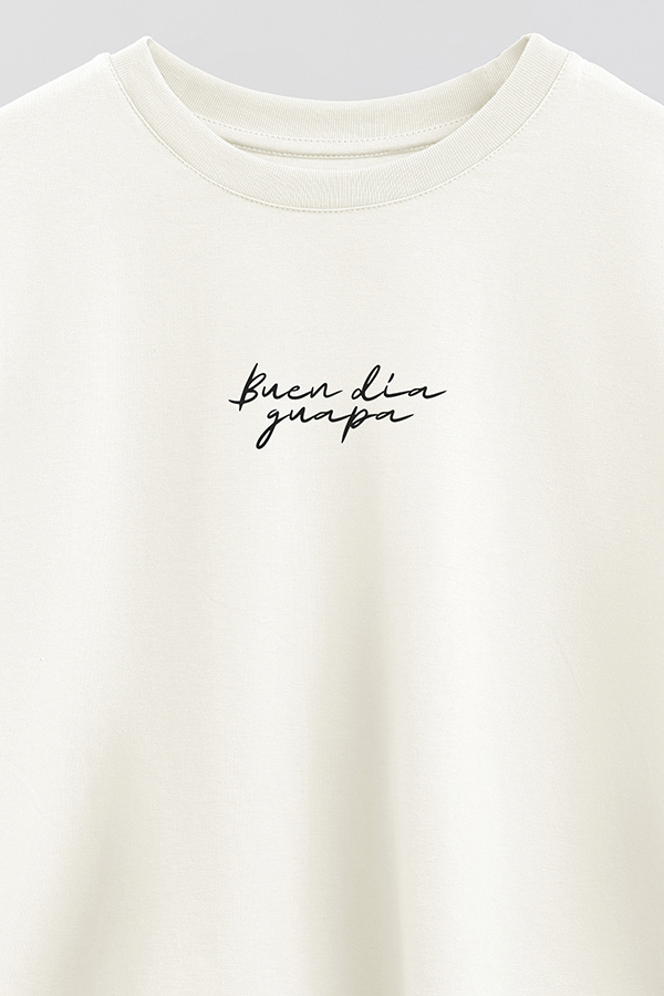 REMERA CROP ESTAMPADA VALENTINE GUAPA 2