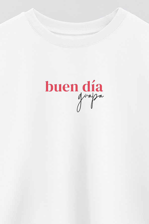 REMERA CROP ESTAMPADA VALENTINE GUAPA 1