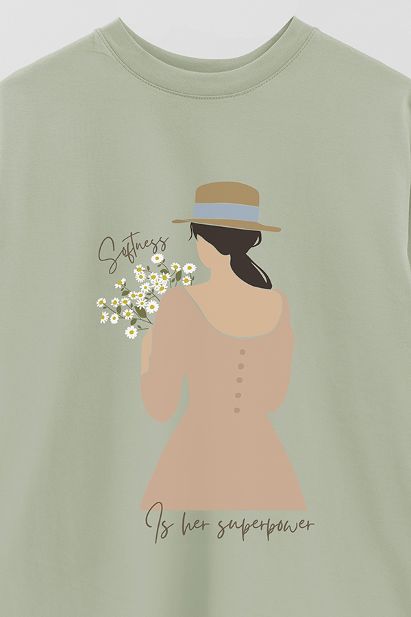REMERA OVER ESTAMPADA SOFTNESS
