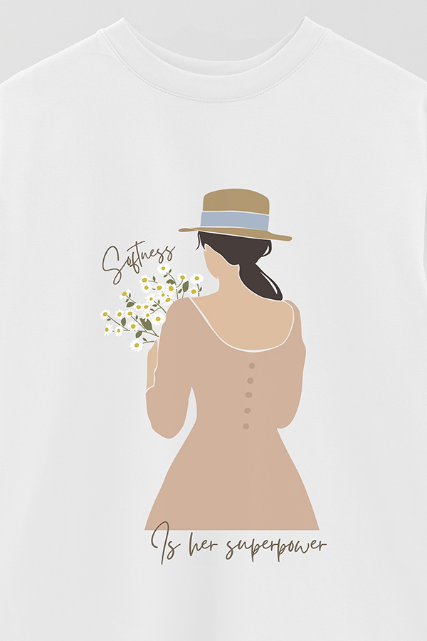 REMERA OVER ESTAMPADA SOFTNESS