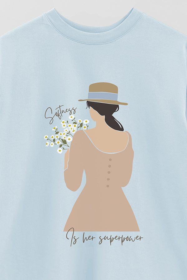 REMERA OVER ESTAMPADA SOFTNESS