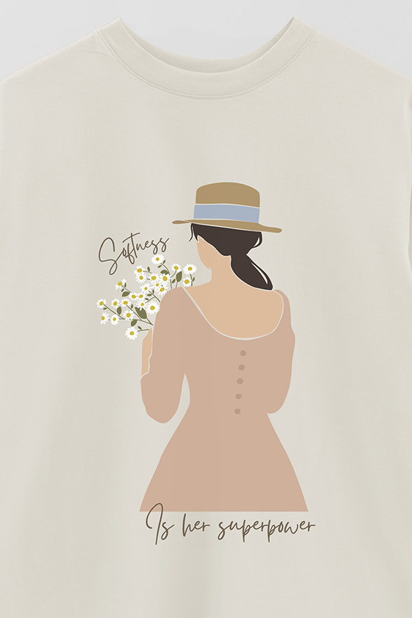REMERA OVER ESTAMPADA SOFTNESS