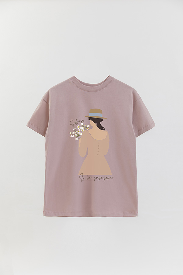 REMERA OVER ESTAMPADA SOFTNESS