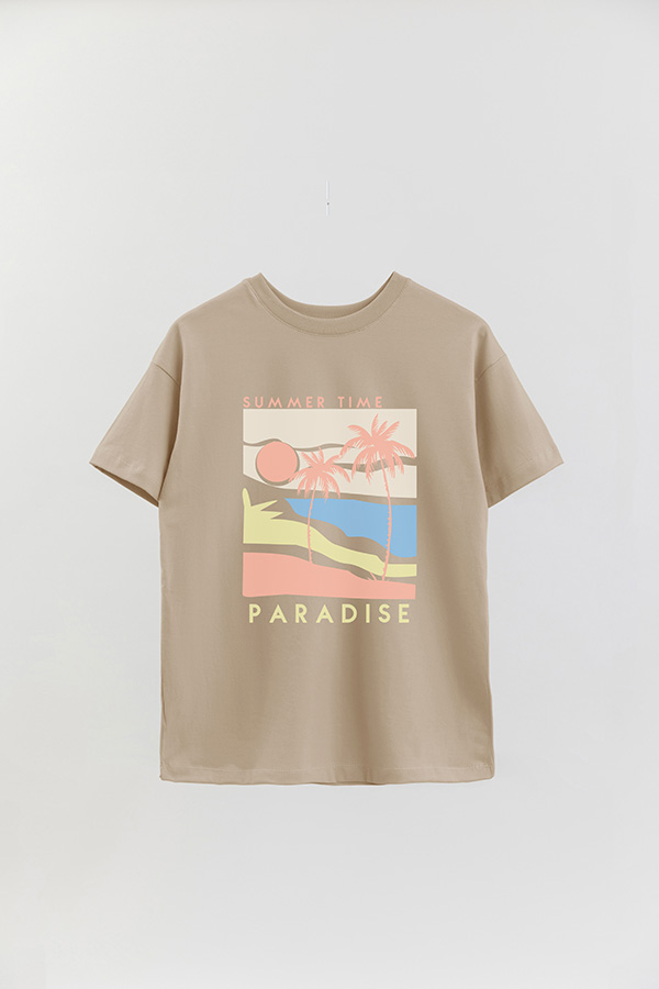 REMERA OVER ESTAMPADA SUMMER TIME