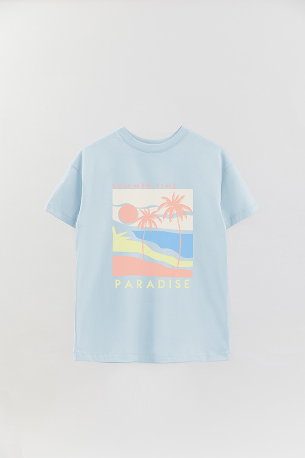 REMERA OVER ESTAMPADA SUMMER TIME