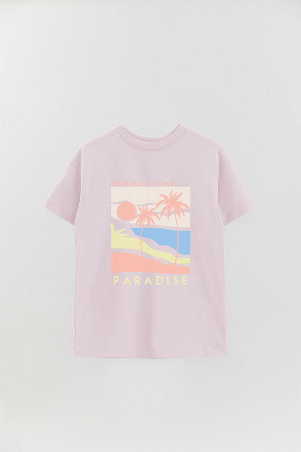 REMERA OVER ESTAMPADA SUMMER TIME