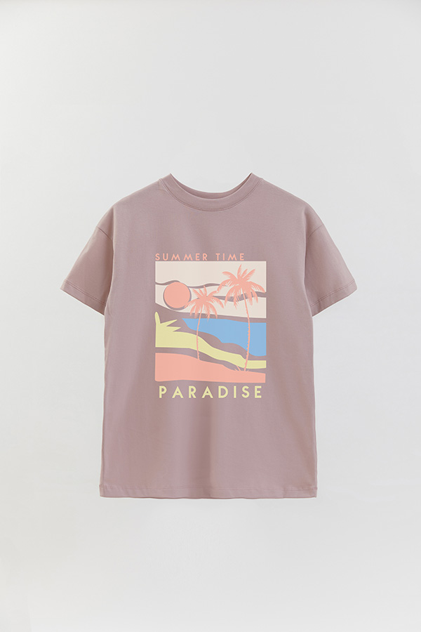 REMERA OVER ESTAMPADA SUMMER TIME