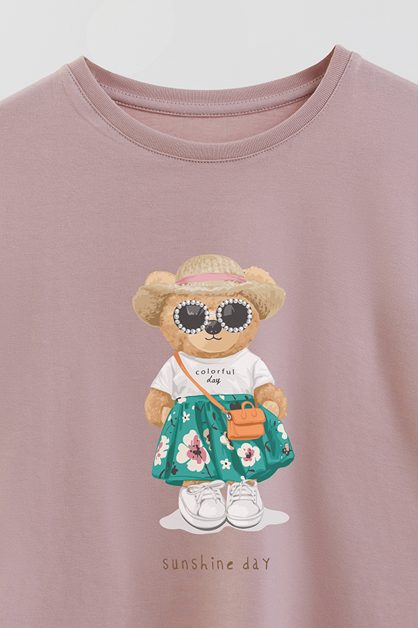 REMERA GB OVERSIZE TEDDY SUNSHINE DAY