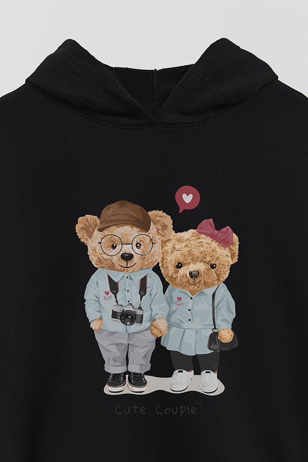 HOODIE RUSTICO KID TEDDY CUTE COUPLE