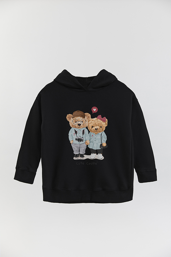 HOODIE RUSTICO KID TEDDY CUTE COUPLE