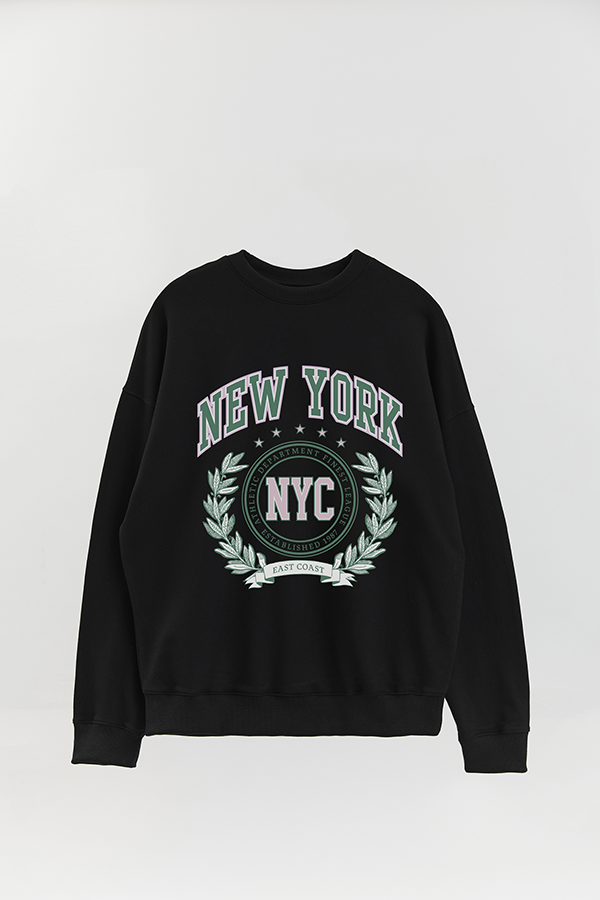BUZO CREWNECK ESTAMPADO VARSITY NEW YORK PSTL
