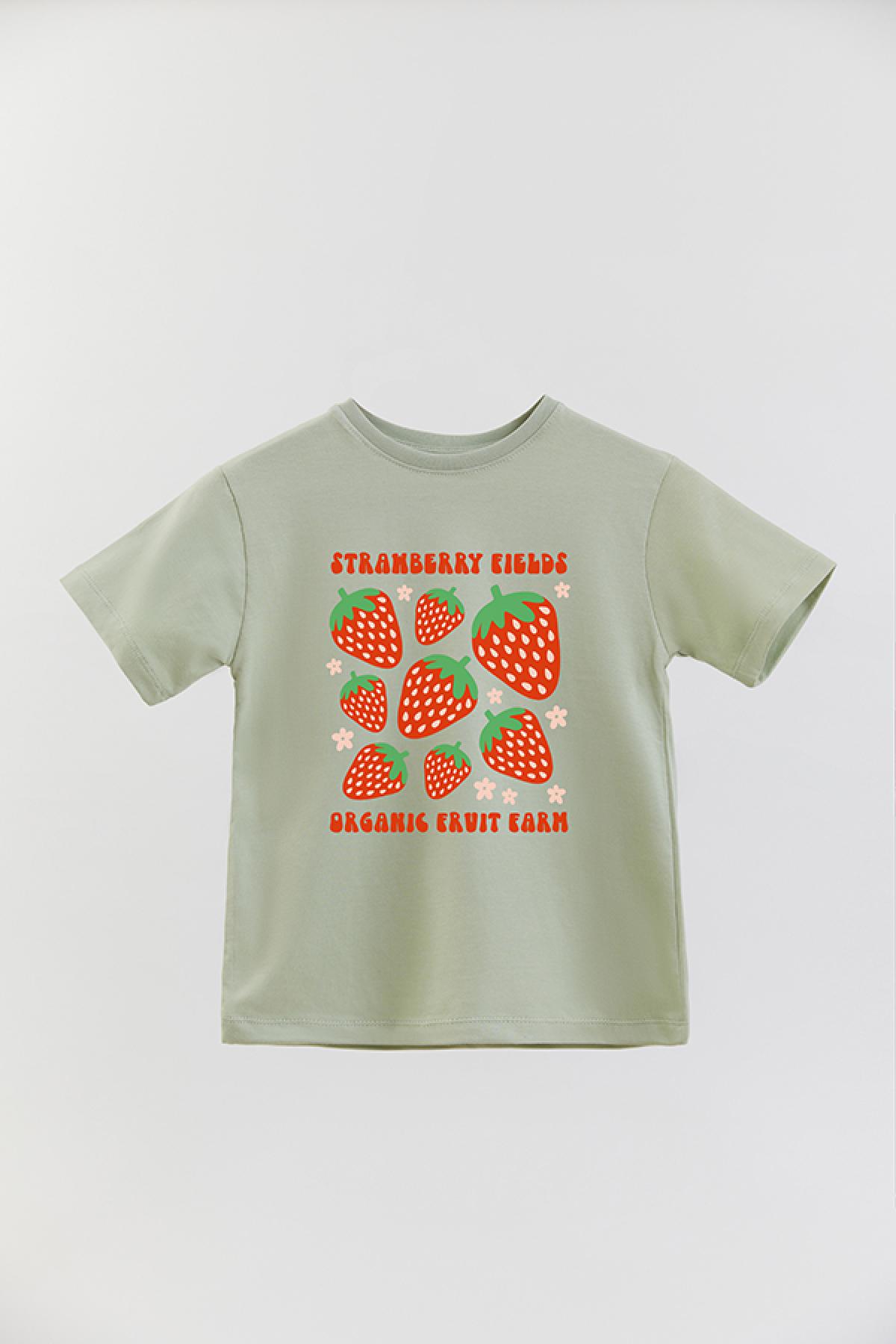 REMERA BASIC GIRL GP STRAWBERRY FIELD