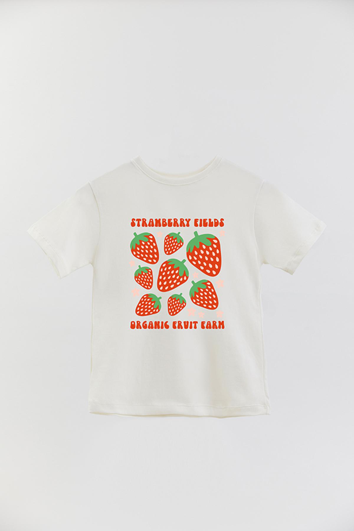 REMERA BASIC GIRL GP STRAWBERRY FIELD