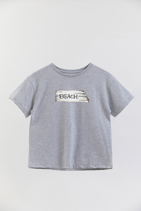 REMERA BOY OVER BEACH