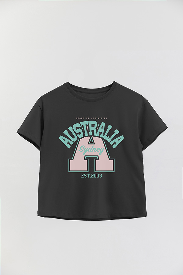 REMERA GIRL OVER AUSTRALIA