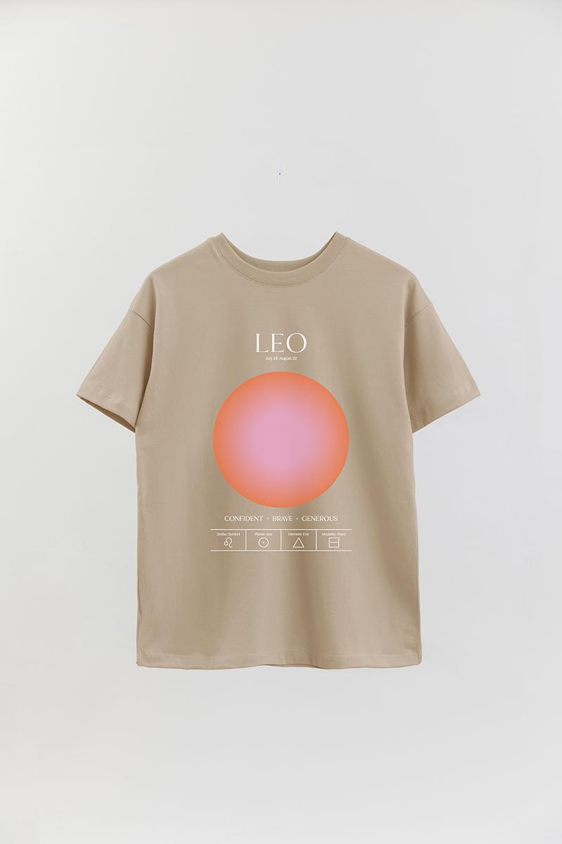 REMERA OVER ESTAMPADA UNISEX PST LEO